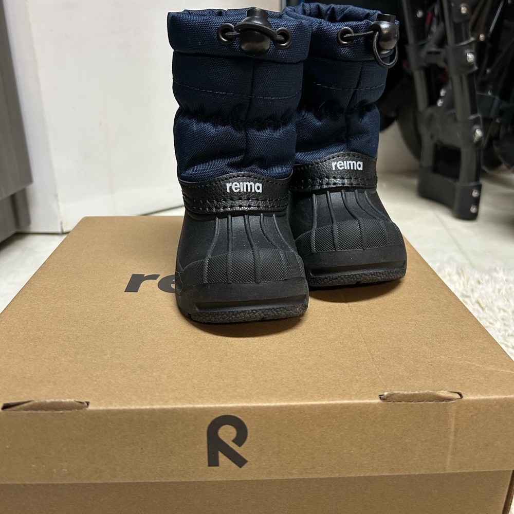 Reima Black and Navy Winter Boots